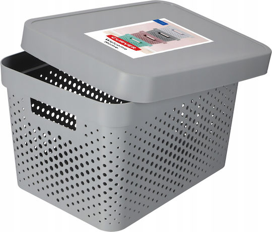 Curver Infinity Dots Kunststoff Aufbewahrungsbox mit Deckel 17lt