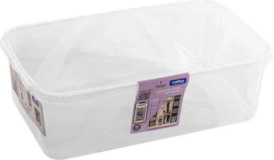 Rotho Babydesign Kunststoff Aufbewahrungsbox mit Deckel Transparent 5lt