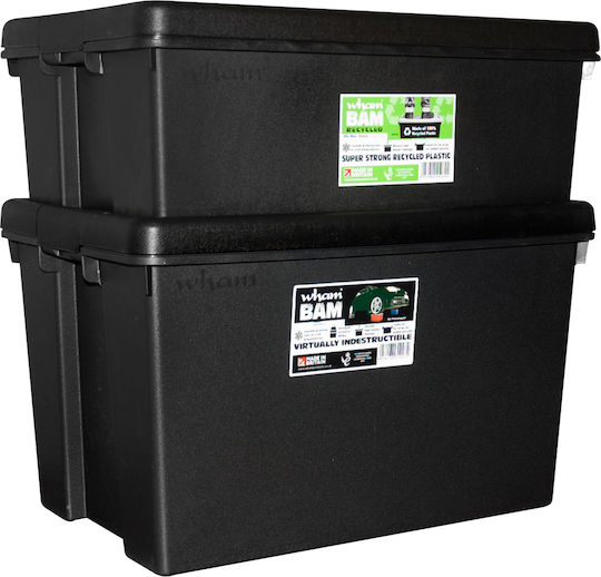 Kunststoff Aufbewahrungsbox mit Deckel 62lt