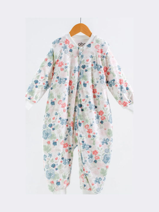 abo Ανοιξιάτικος Υπνόσακος με Πόδια 1 tog Flowers And Watermelon με Αποσπώμενα Μανίκια
