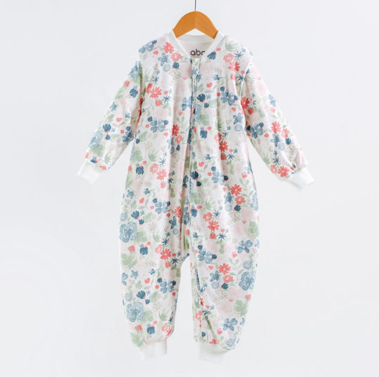 abo De primăvară Sac de dormit cu picioare 1 tog Flowers And Watermelon cu mâneci detașabile