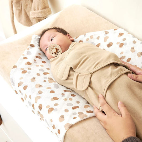 Meyco Winter Blanket Sleeping Bag Swaddle Forest Green