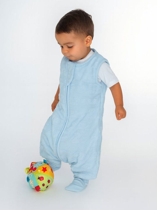 Baby Bliss Winter Baby Sleeping Bag with Legs 2.5 Tog Light Blue