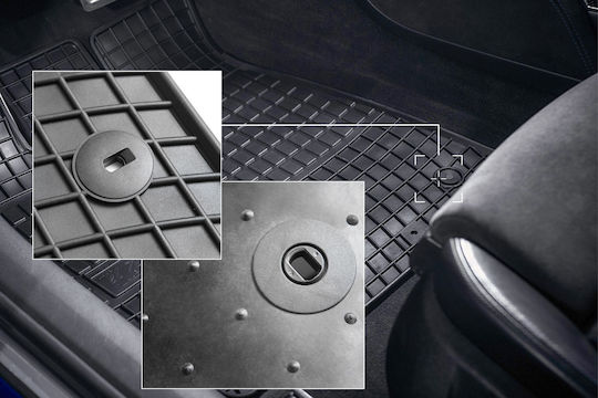 Rubber Car Mats Hyundai I10 Iii Hatchback 2019 Black Fitted