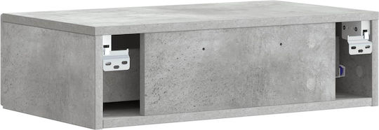 vidaXL Konsolentisch Aus Holz Grau M87,5xB34,5xH17cm