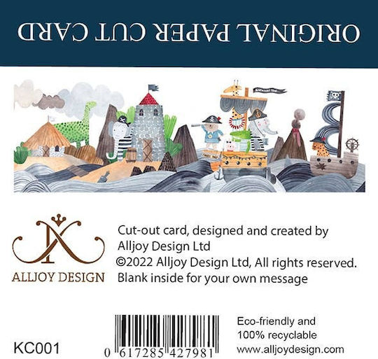Greeting Card 3D Pop Up Little Pirates