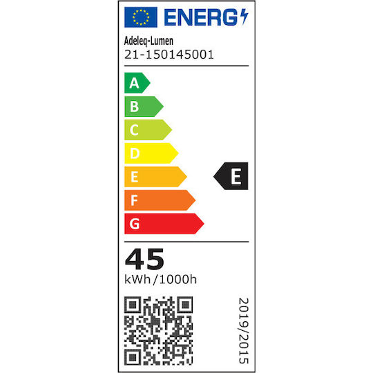 Adeleq LED Corp Iluminat Liniar de Perete 45W Alb Cald IP20 L150xÎ4cm