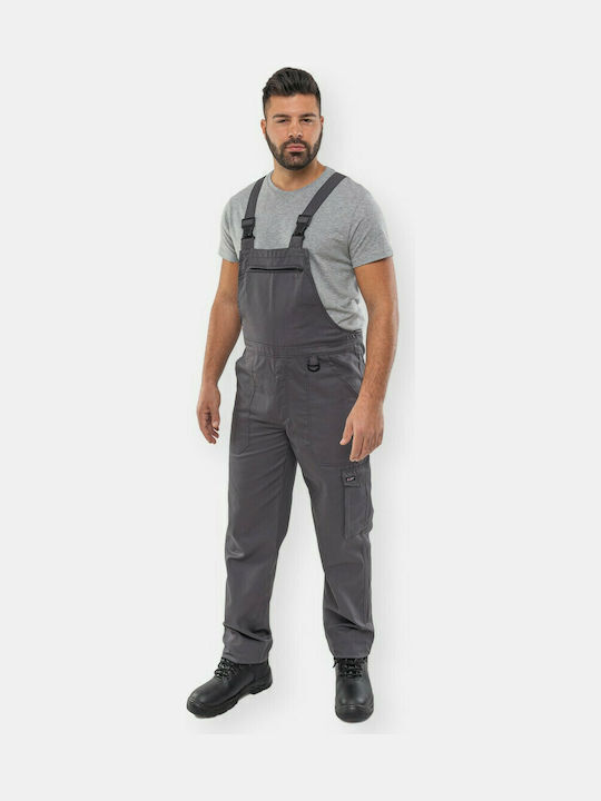 Axon A3FRM 02 Arbeitsanzug Latzhosen Baumwolle Gray
