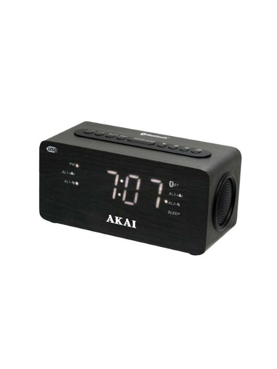 AKAI ACR-2993 Tisch-Digitaluhr mit Wecker & Radio