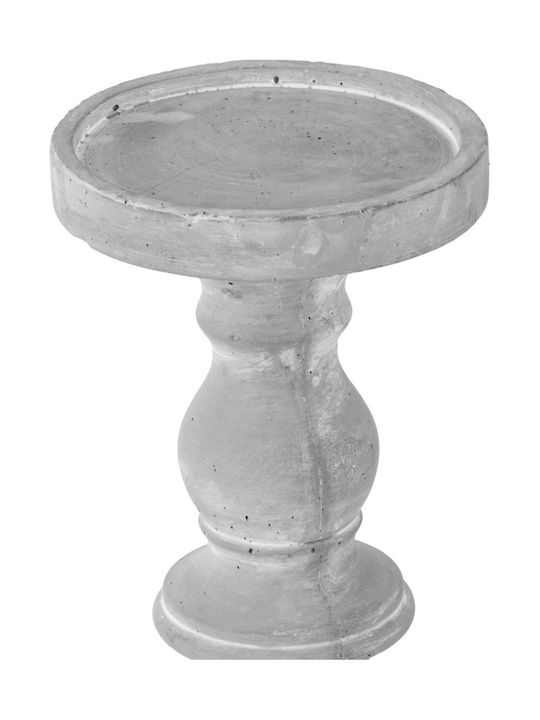 Artekko Κηροπήγιο Πέτρινο σε Γκρι Χρώμα 17x17x51εκ.