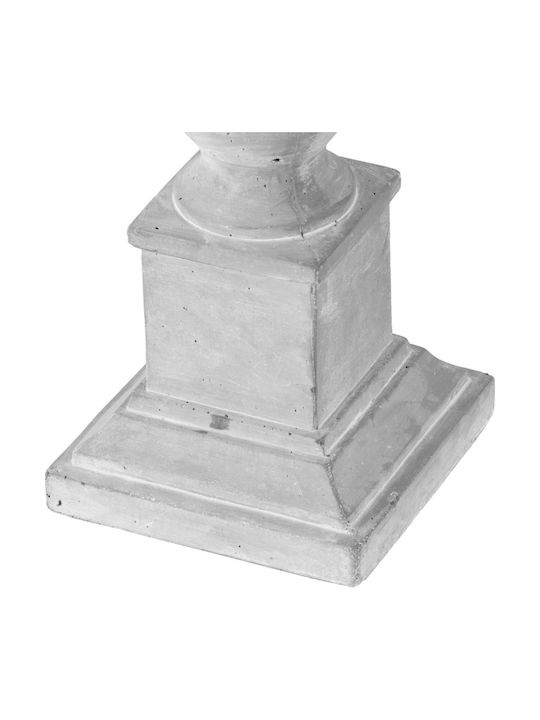 Artekko Κηροπήγιο Πέτρινο σε Γκρι Χρώμα 17x17x51εκ.
