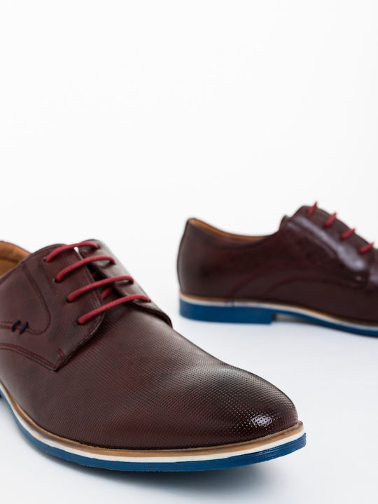 Pantofi Casual Pentru Bărbați Burgundy