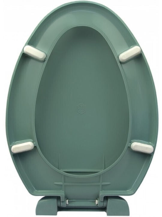 EVIOP Capri Toilet Seat Plastic 52.5x35.5cm Bermuda