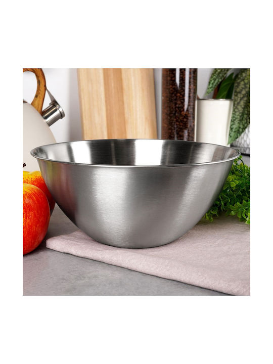 Excellent Houseware Bol de Servire Rotund Inox cu Diametru 21.5buc