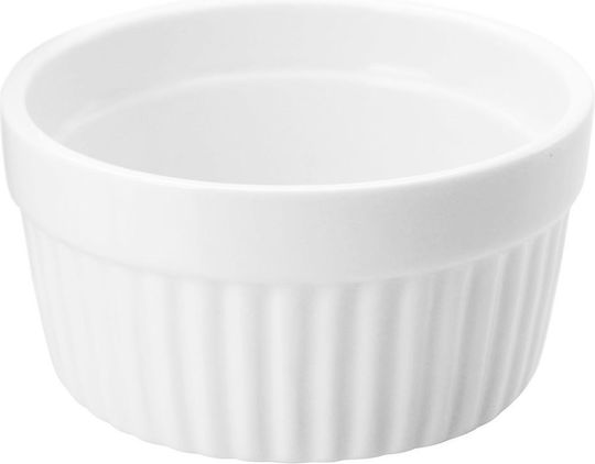 Excellent Houseware Serving Bowl Round made of Porcelain White with Diameter 9cm 2pcs