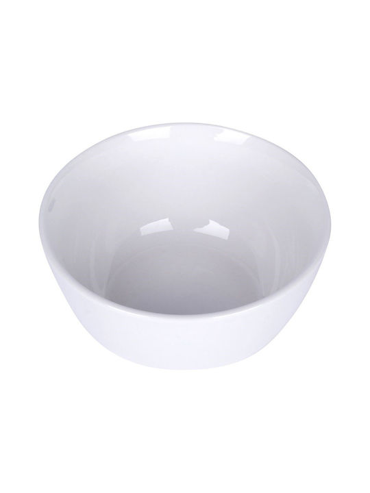 Excellent Houseware Serving Bowl Round made of Porcelain White with Diameter 15.5cm