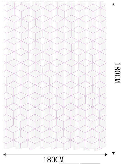 Tpster Shower Curtain 180x180cm