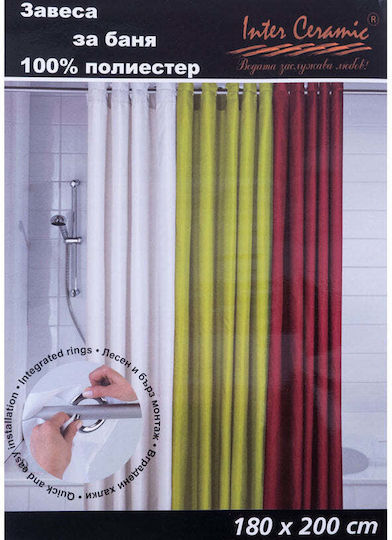 Inter Ceramic Perdea de Baie cu Inele