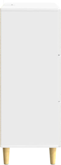 Büroaufbewahrungsschublade und -schrank Holzweiß 66x34,5x90cm