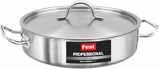 Fest Ανοξείδωτη Χύτρα Χωρητικότητας 4.3lt με Διάμετρο 28εκ. και Ύψος 7εκ.