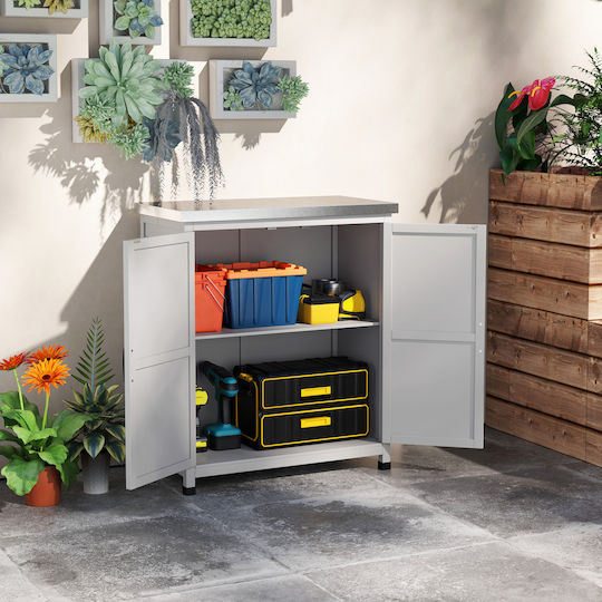Double Door Wardrobe Wooden 79x43x92cm