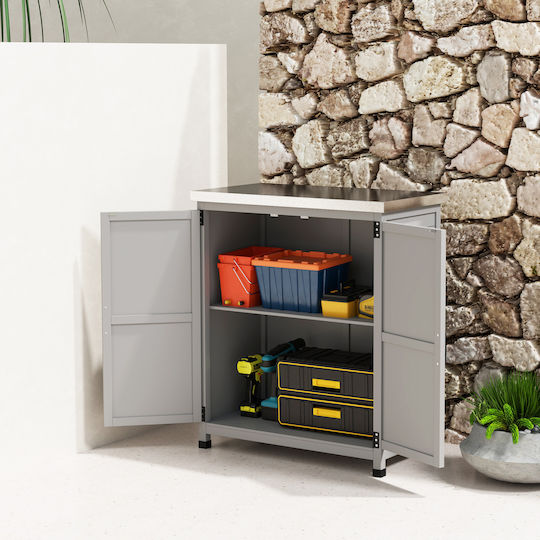 Double Door Wardrobe Wooden 79x43x92cm
