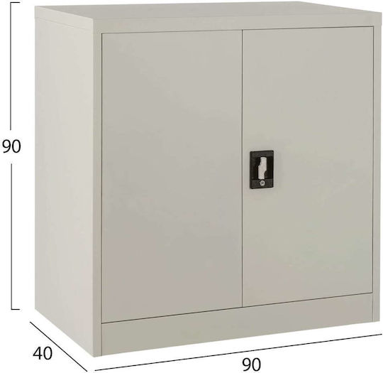 Δίφυλλη Μεταλλική 90x40x90εκ. Δίφυλλη Μεταλλική 90x40x90εκ.