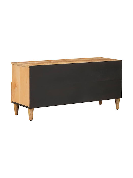 Wooden Brown Bedroom Chest of Drawers 100x33.5x46cm