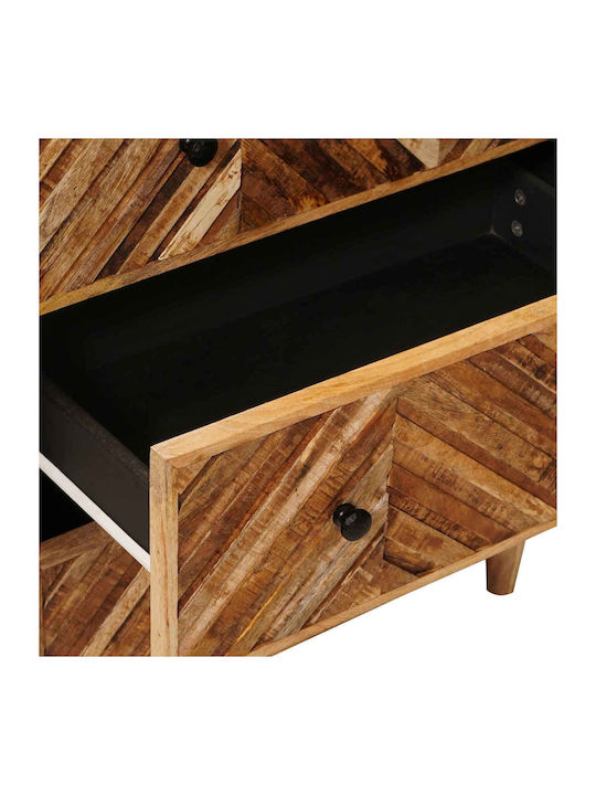 vidaXL Kommode Schlafzimmer Holz mit 7 Schubladen Braune 75x33.5x60cm