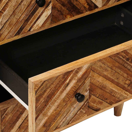 vidaXL Kommode Schlafzimmer Holz mit 7 Schubladen Braune 75x33.5x60cm