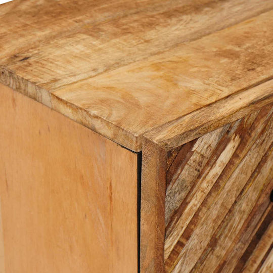 Wooden Brown Bedroom Chest of Drawers 60x33.5x75cm