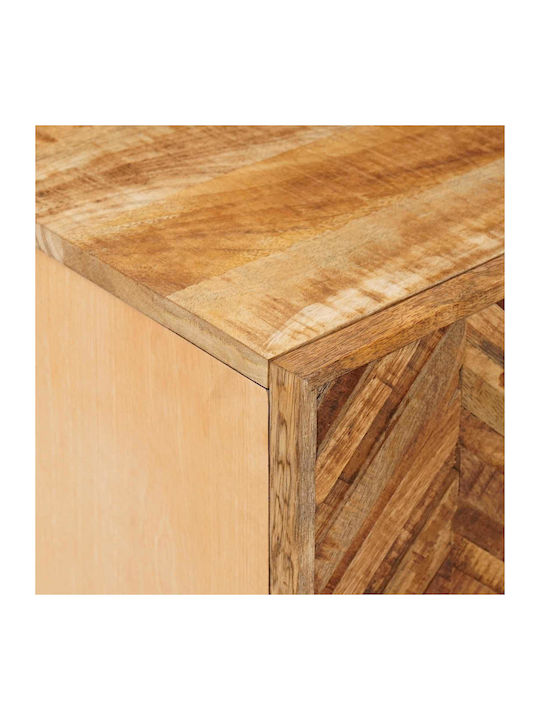 Wooden Brown Bedroom Chest of Drawers 105x33.5x46cm
