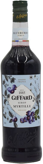 Giffard Syrup for Cocktails with Flavor Blueberry 1000ml