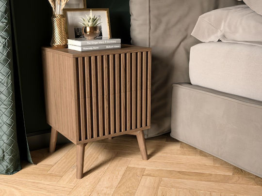 Nachttisch Holz Braun 40x40x52cm
