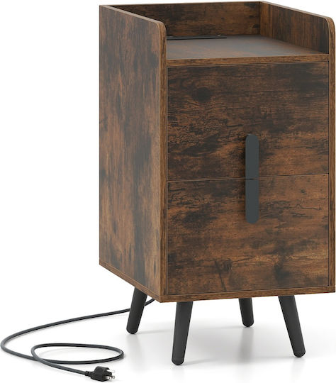 Ξύλινο με Μεταλλικά Πόδια 60x40x32cm Ξύλινο με Μεταλλικά Πόδια 60x40x32cm
