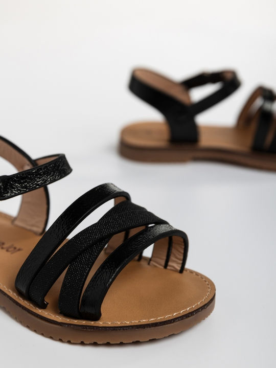 Sandale Tip Pantof Negre