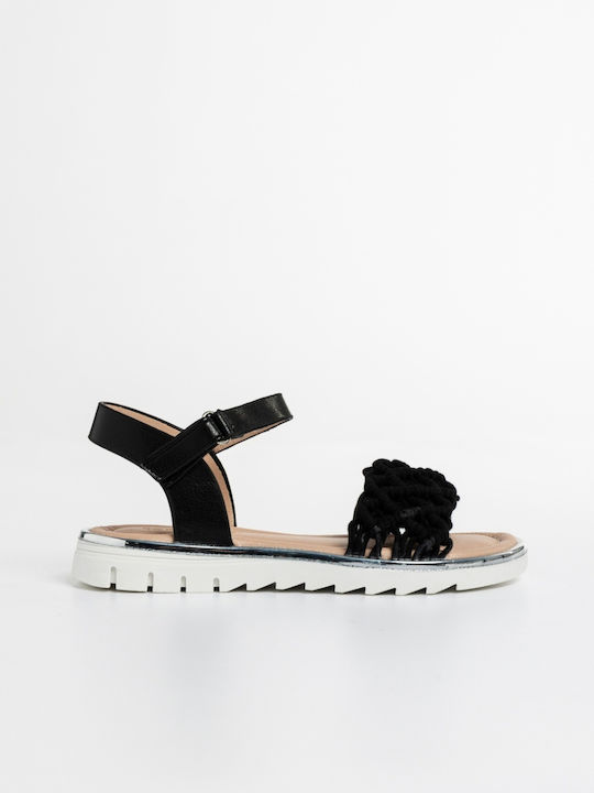 Sandale Tip Pantof Negre