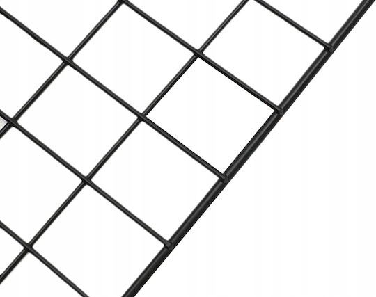 Wandmontage Metallisches Regal 38x15x21cm Schwarz