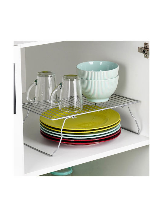 Storage Solutions Półka Na Blat Kuchenny Metalowa Na Nóżkach 37 X 21 X 13,5 Cm