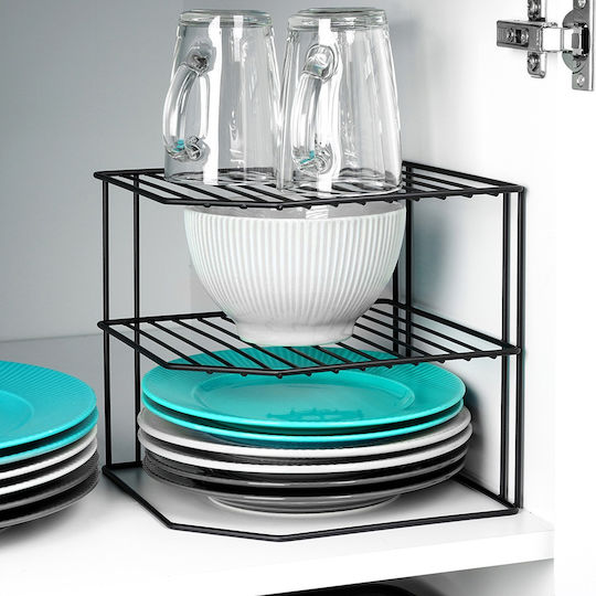 Vilde Tabletop Metal Base 22x22x21cm Black