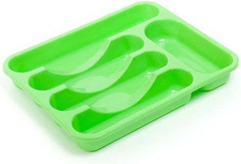 Nektarplast Plastic Drawer Cutlery Tray 32.5x26.5x4cm White