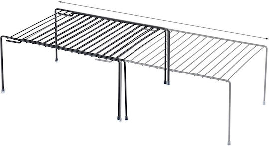 Vilde Raft Metalic Pentru Dulap 34.5 cm Negru