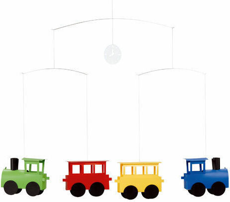 Flensted Mobiles Kids Room Decorative Mobile Trains