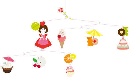 Djeco Kids Decorative Hanging Mobile