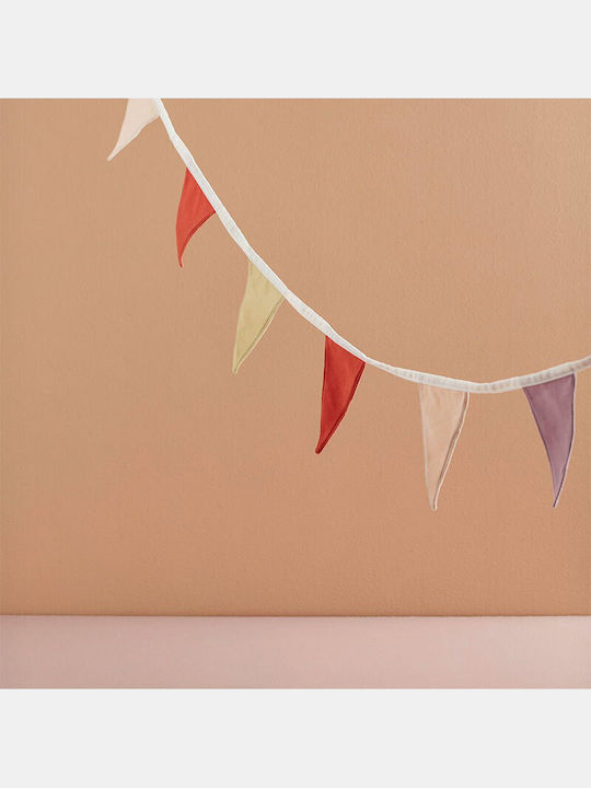 Kids Concept Kids Decorative Garland made of Fabric Flags 290εκ.