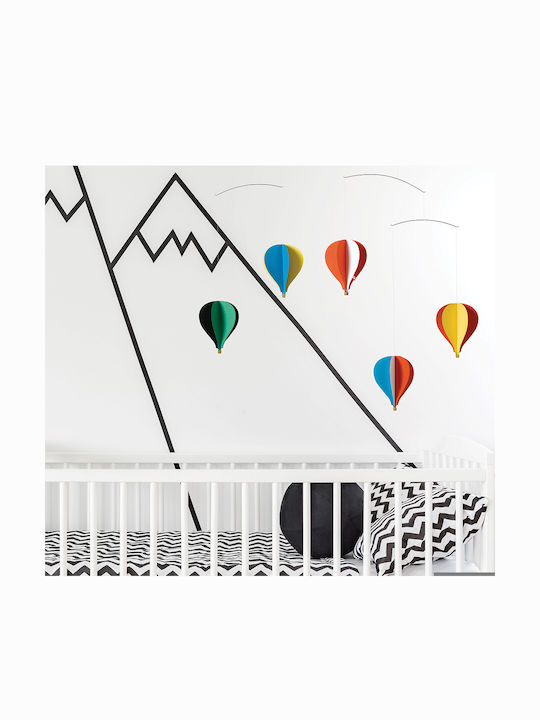 Flensted Mobiles Kids Room Decorative Mobile Hot air balloons 53x62cm