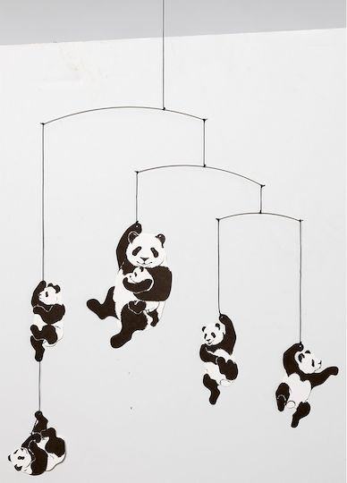 Flensted Mobiles Kids Wall Decor Room Mobile Animals 50x40cm