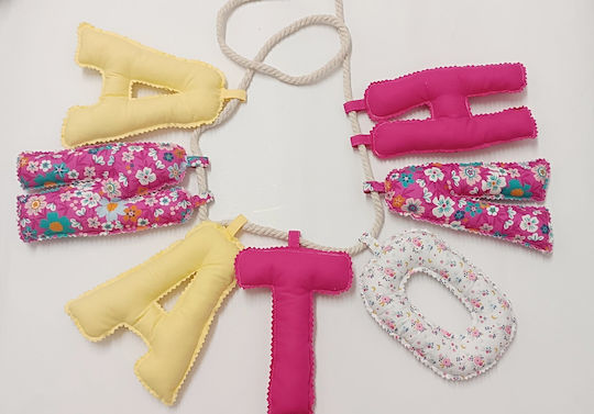 Magnolia Handmade Kinder Dekoratives Banner aus Stoff