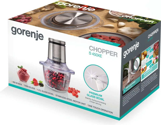 Gorenje Πολυκόπτης Multi 450W με Δοχείο 1.2lt Inox