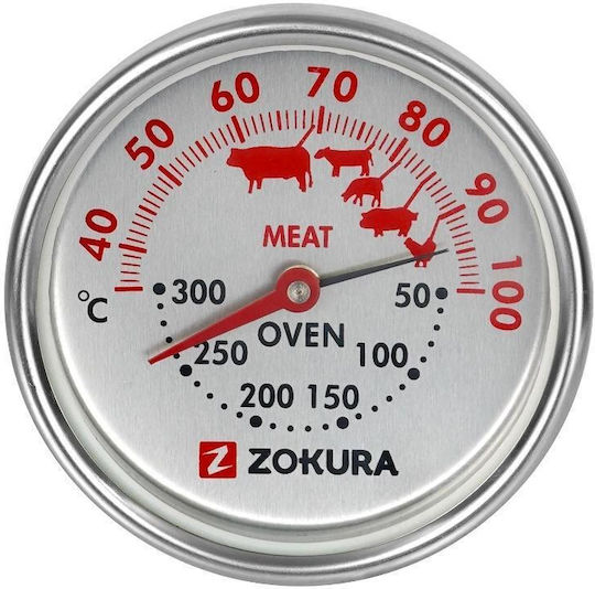 Zokura Аналогов Термометър за храна БАРБЕКЮ с игла +50°C / +50°C